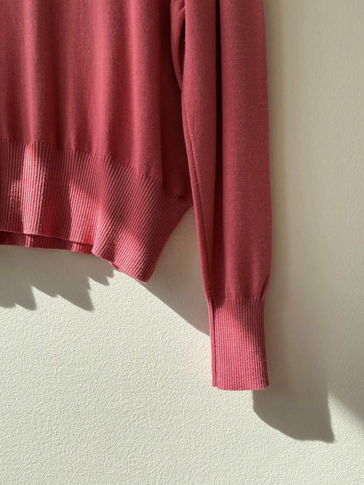 1970s Yves Saint Laurent Pink Sweater