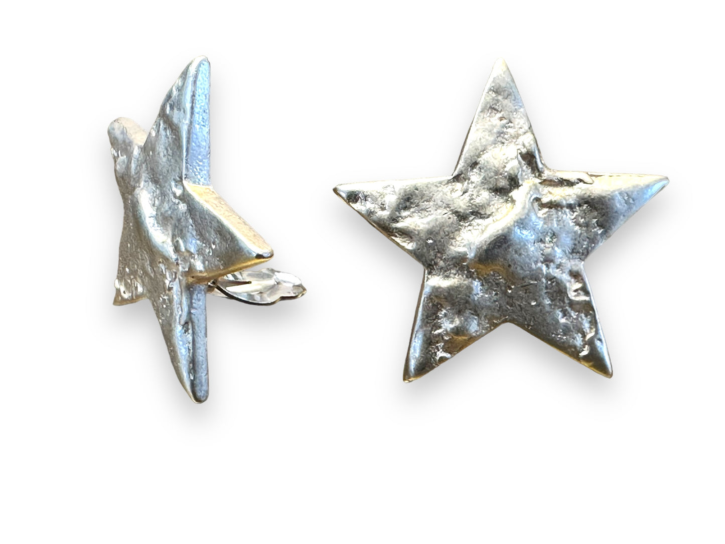 1990s “P.E.P” Large Star Clip On Earrings