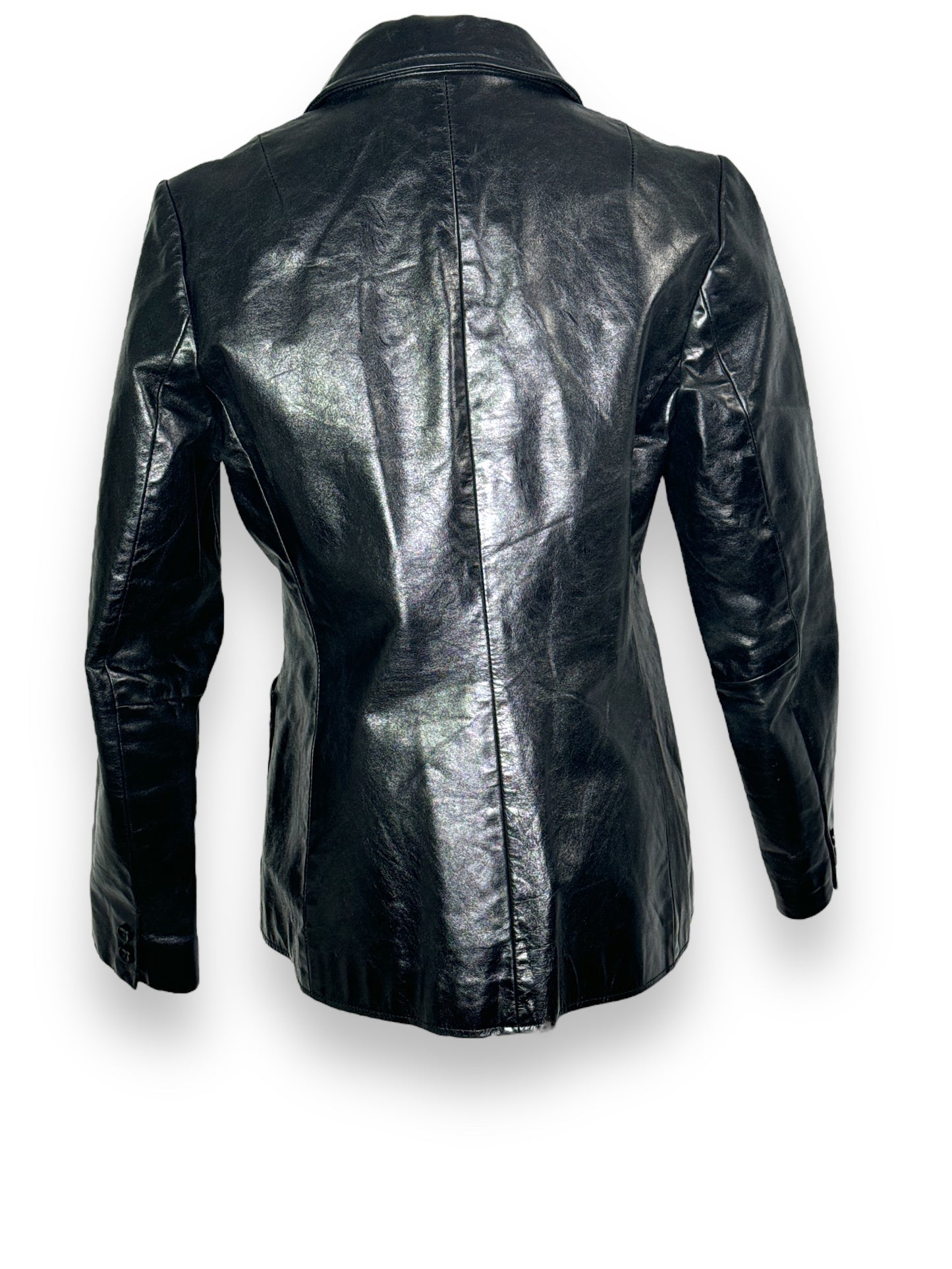 Y2K Gap Black Leather Blazer