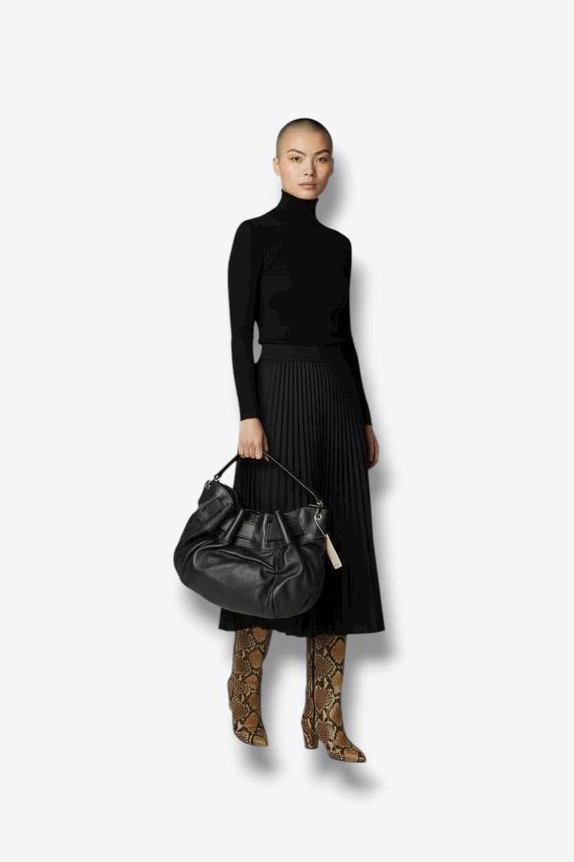 Y2K Leather Furla Shoulder Bag