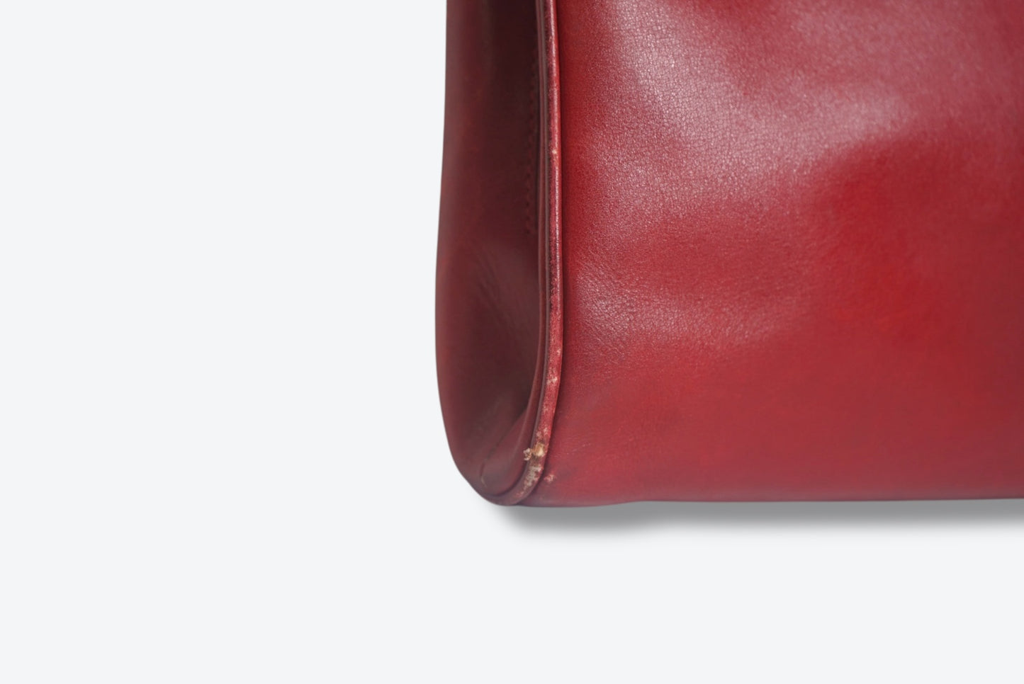 Y2K Prada X Neiman Marcus Red Whipstitch Clutch