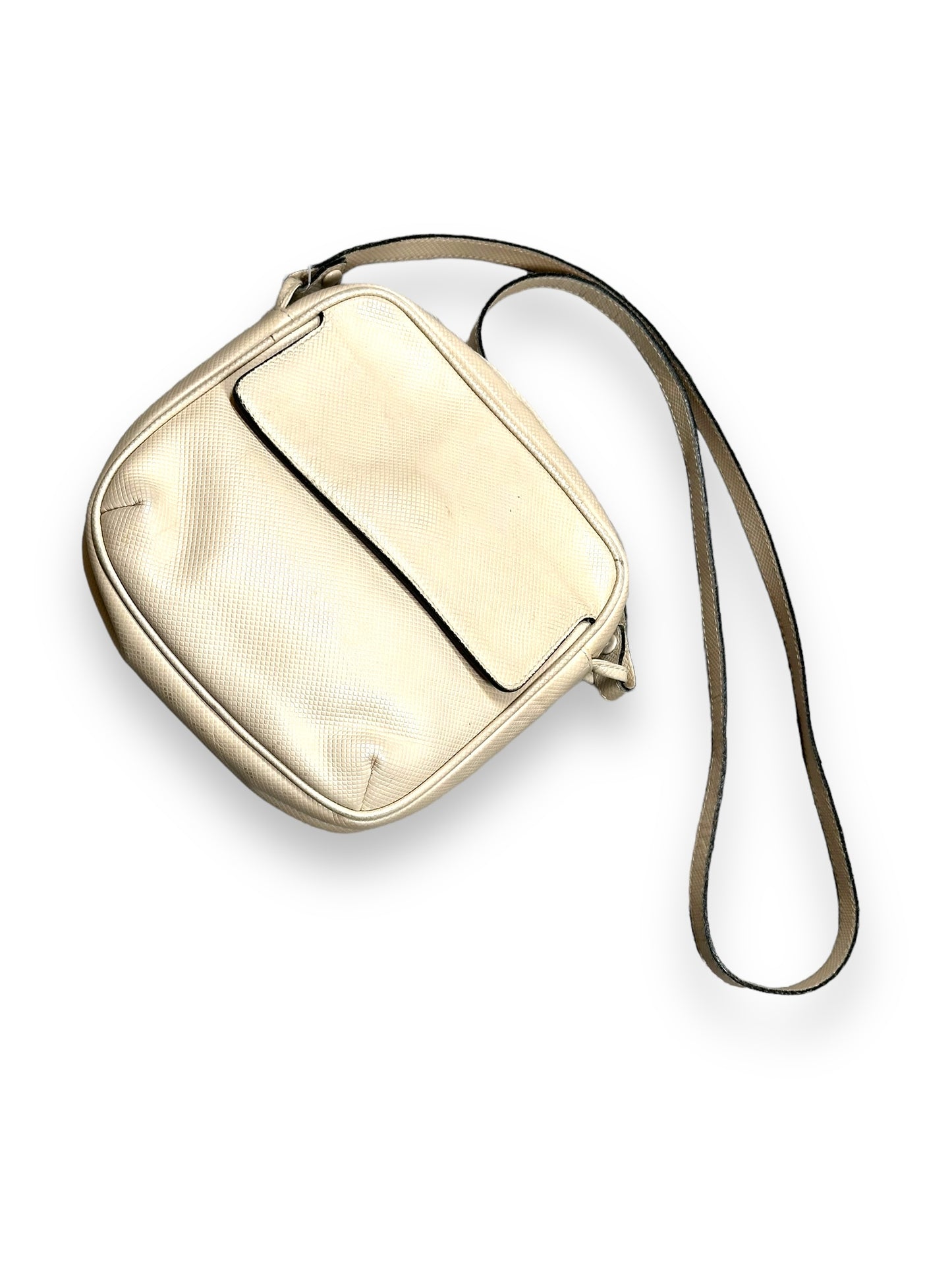 1990s Bottega Veneta Creme Crossbody