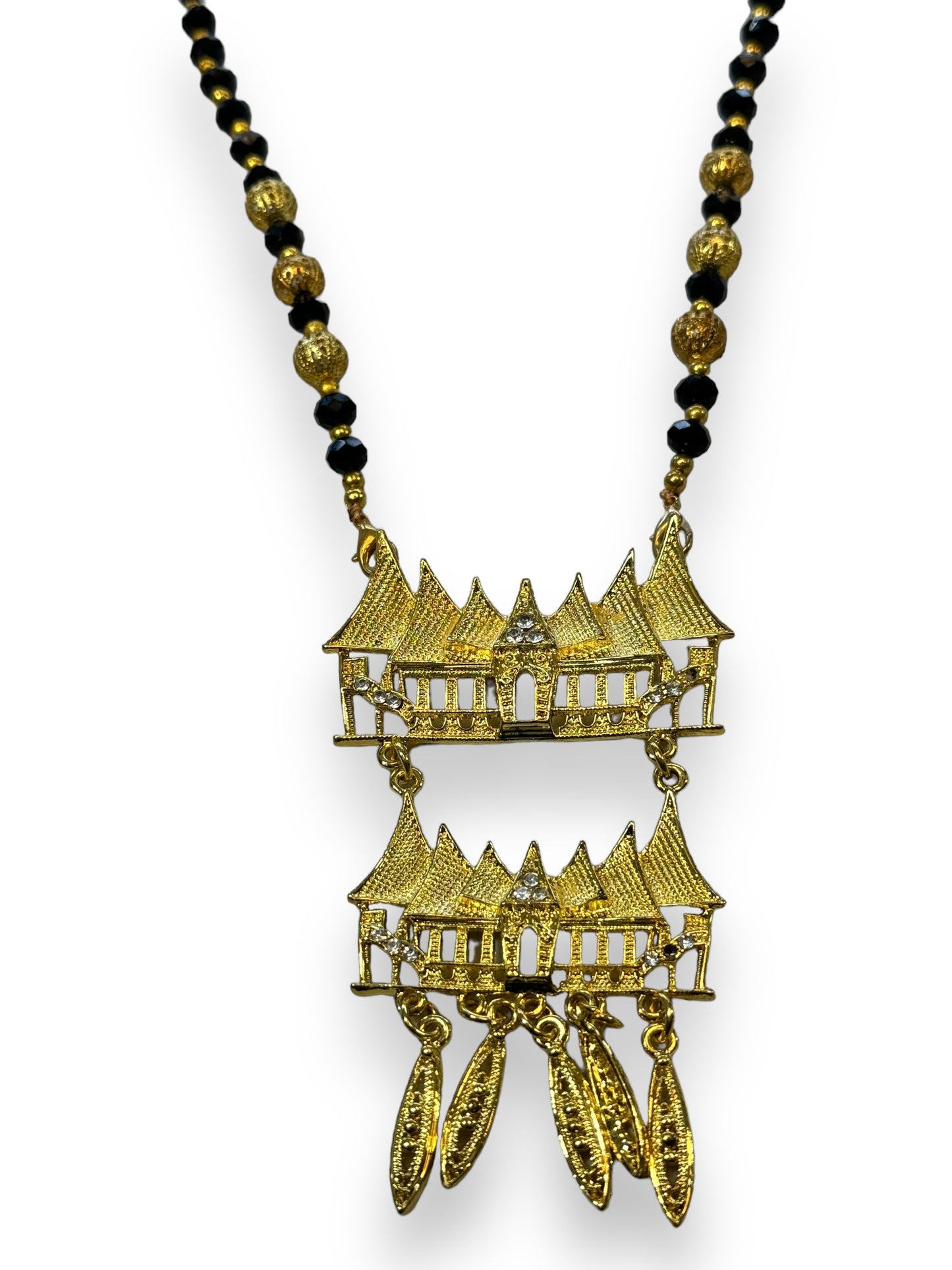 Vintage Shanghai Chic Beaded Necklace