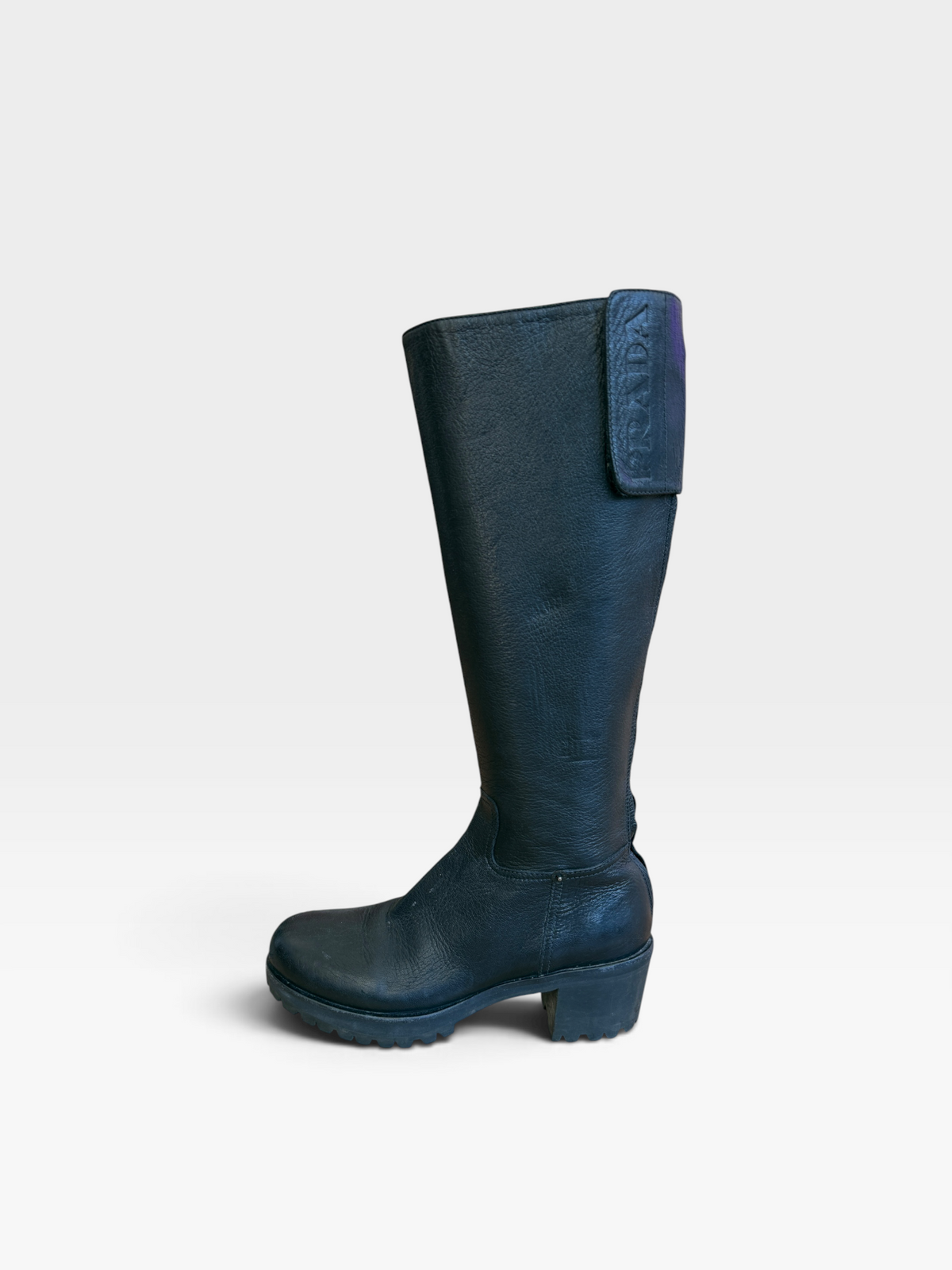 Y2K Prada Velcro Combat Boots
