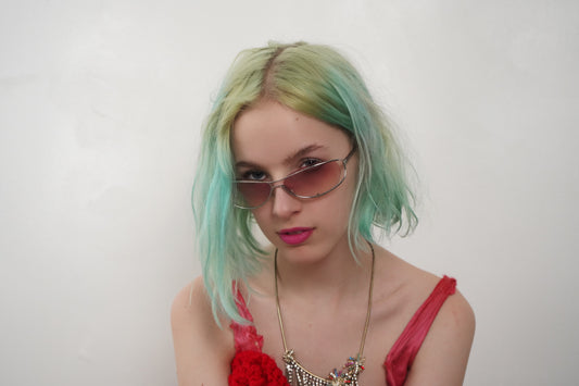 Y2K Chanel Pink Sunglasses (L1495403)