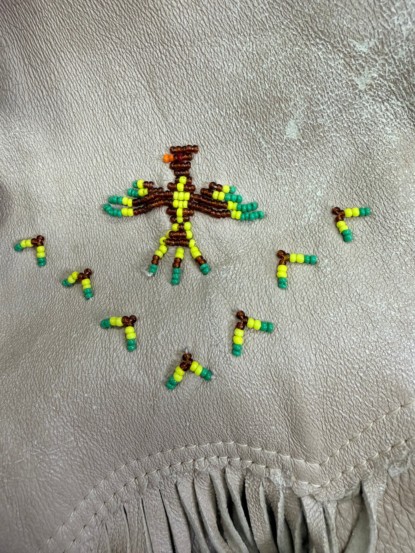 1950s/60s Broadmoor Fringe Beaded Eagle Jacket