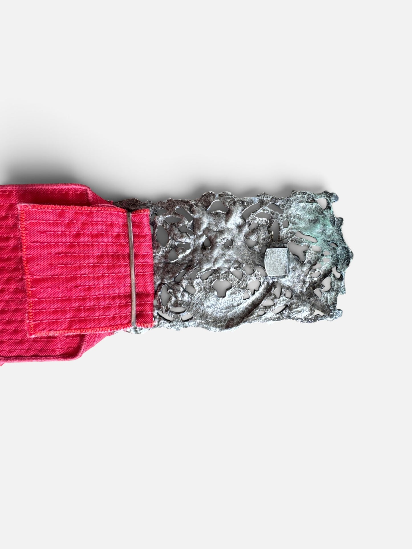 1970s Adjustable Cupid Fabric Sash Belt