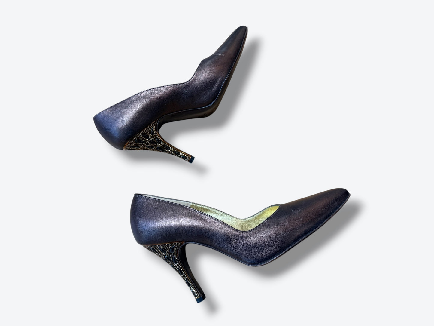 1980s Bruno Magli Coco Ornament Heel