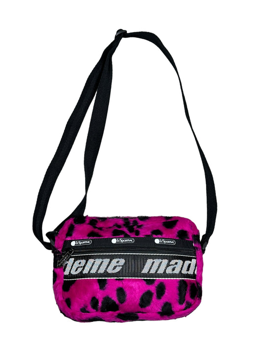 Trend: Leosport X deme Mad Pink Cheetah Faux Fur Shoulder Bag