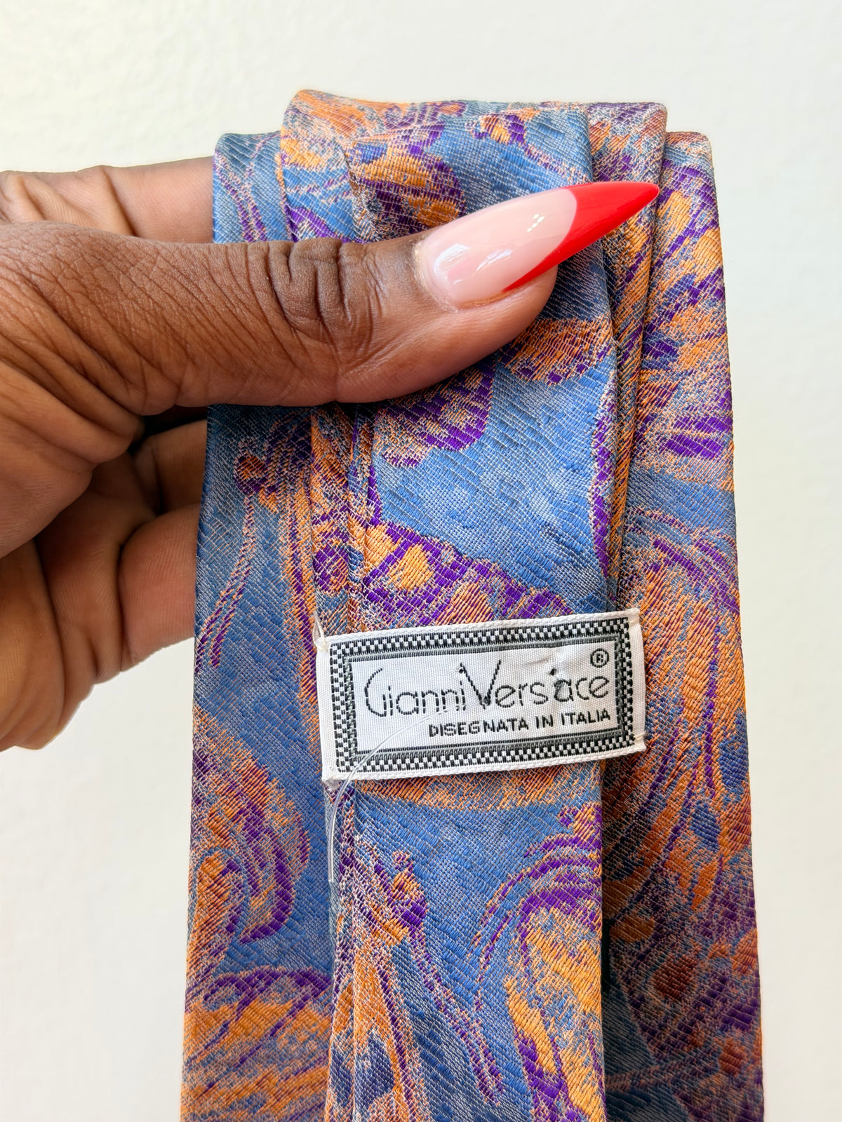 1980s Gianni Versace Butterfly Silk Tie