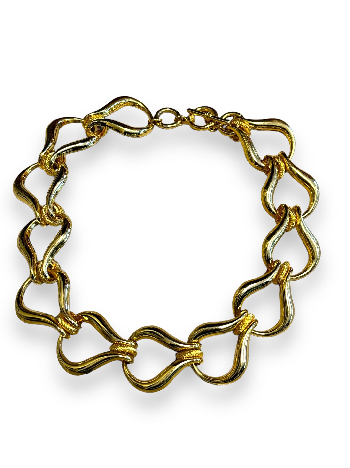 1990s Large Link Gold Chocker