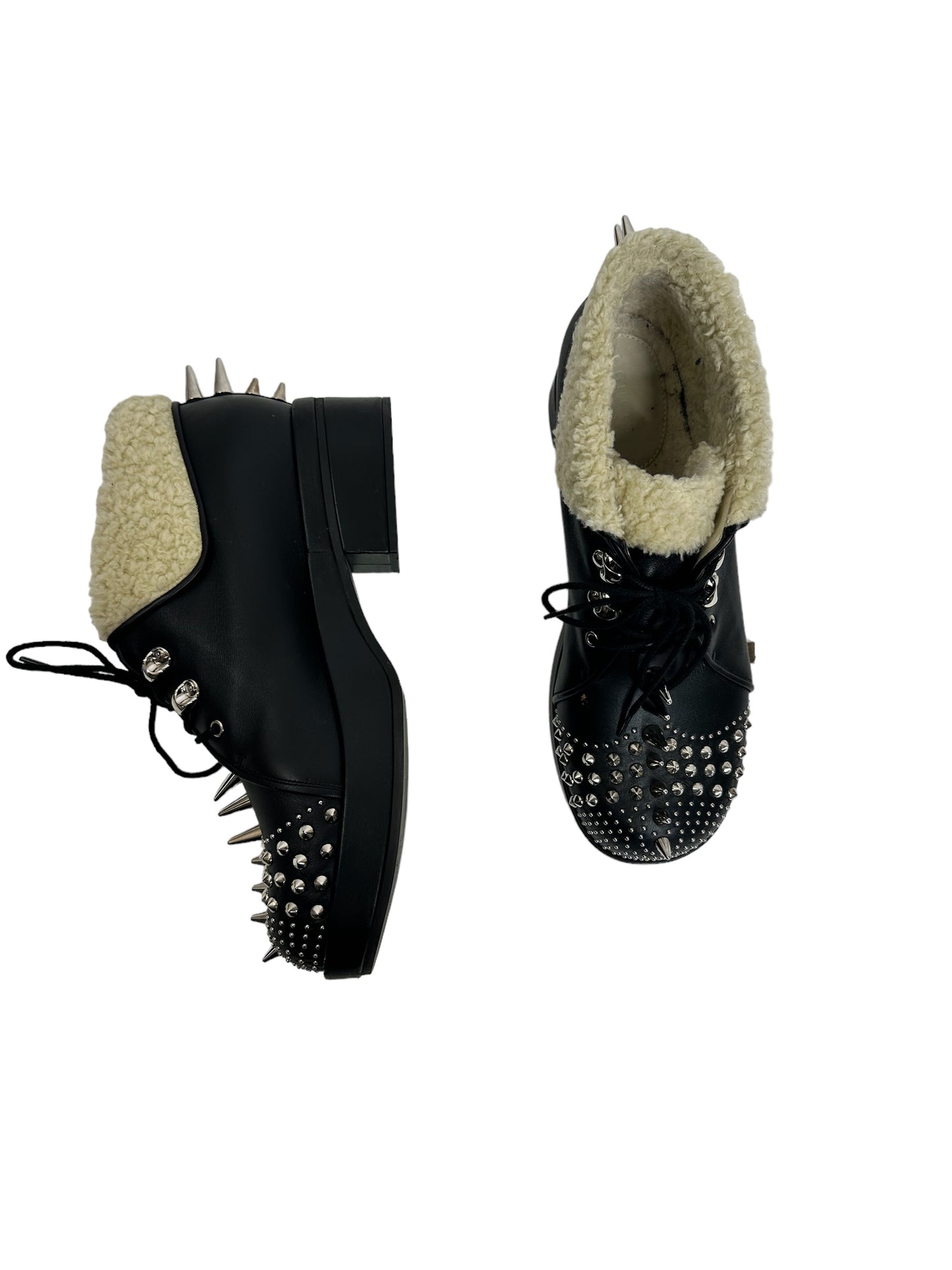 2000s Gucci Studded Shearling Boots