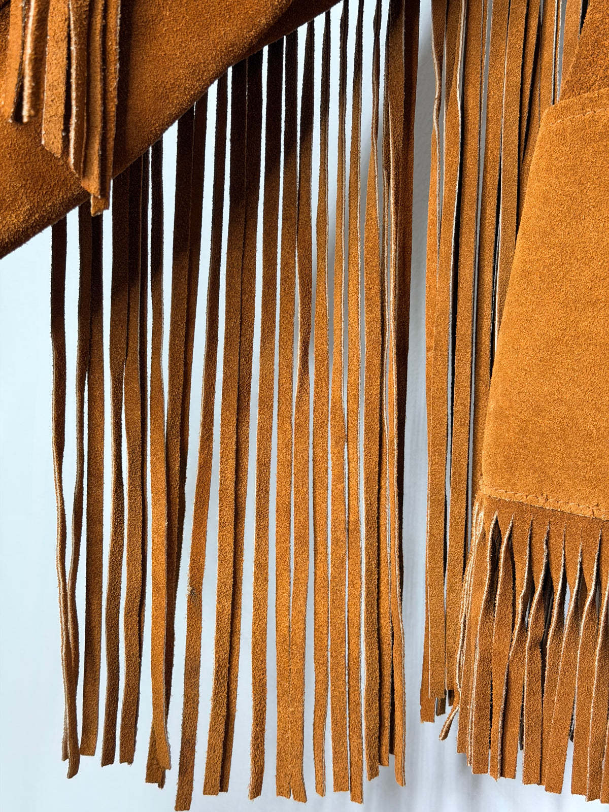 1970s Ms. Pioneer Brown Suede Fringe Jacket
