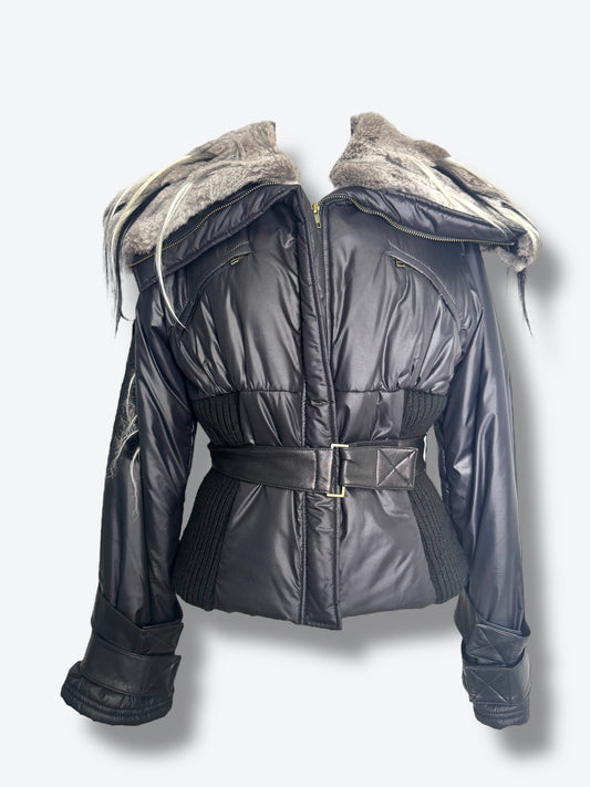 Y2K Roberta Scarp Fur Trim Puffer Jacket
