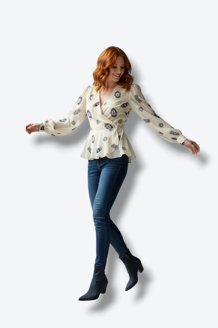 Y2K Counterparts Cherub Blouse