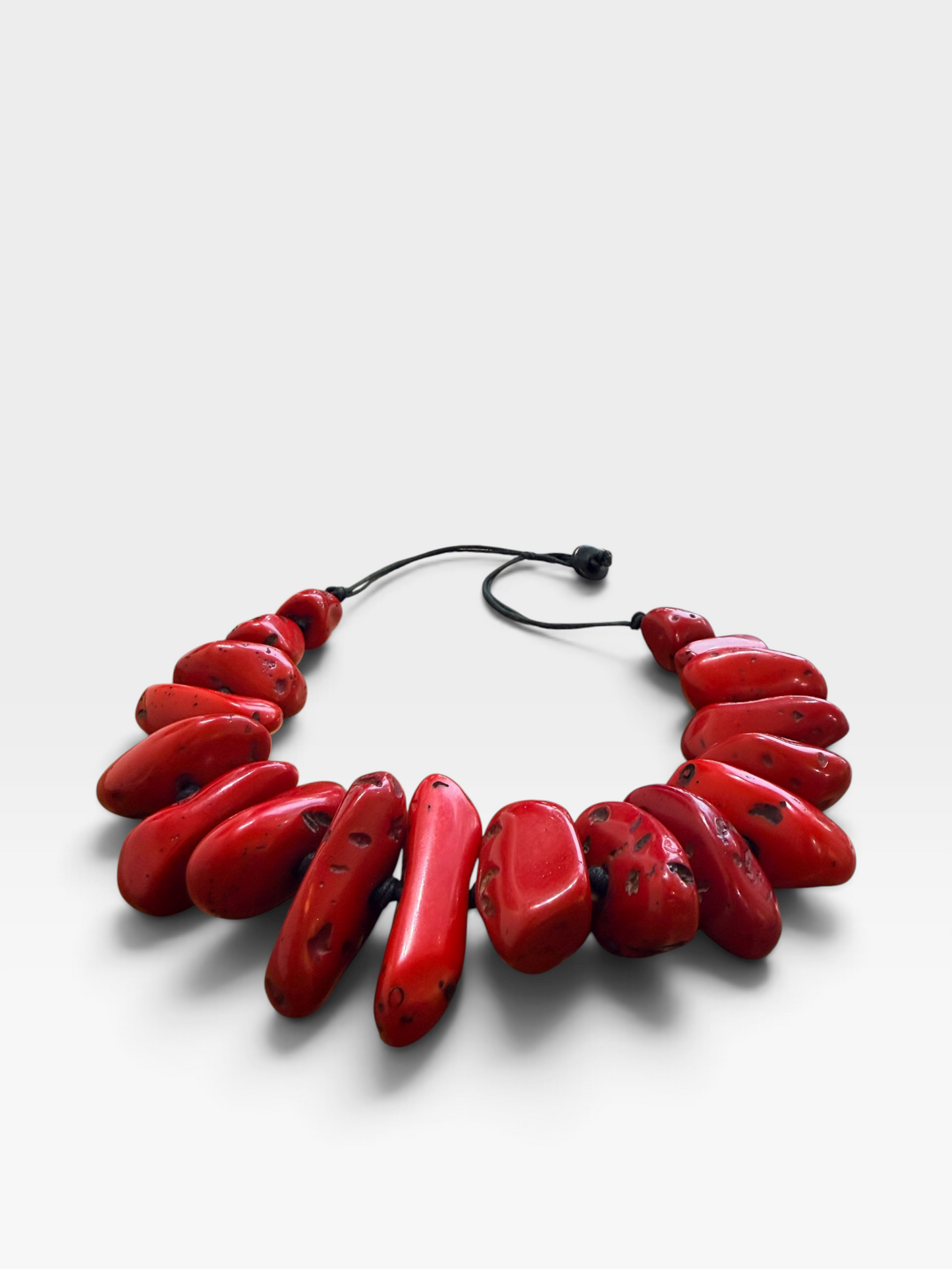 1970s/80s  Red Coral Necklace