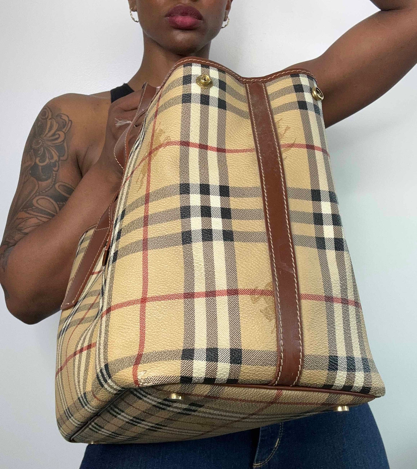 Y2K Burberry London Satchel