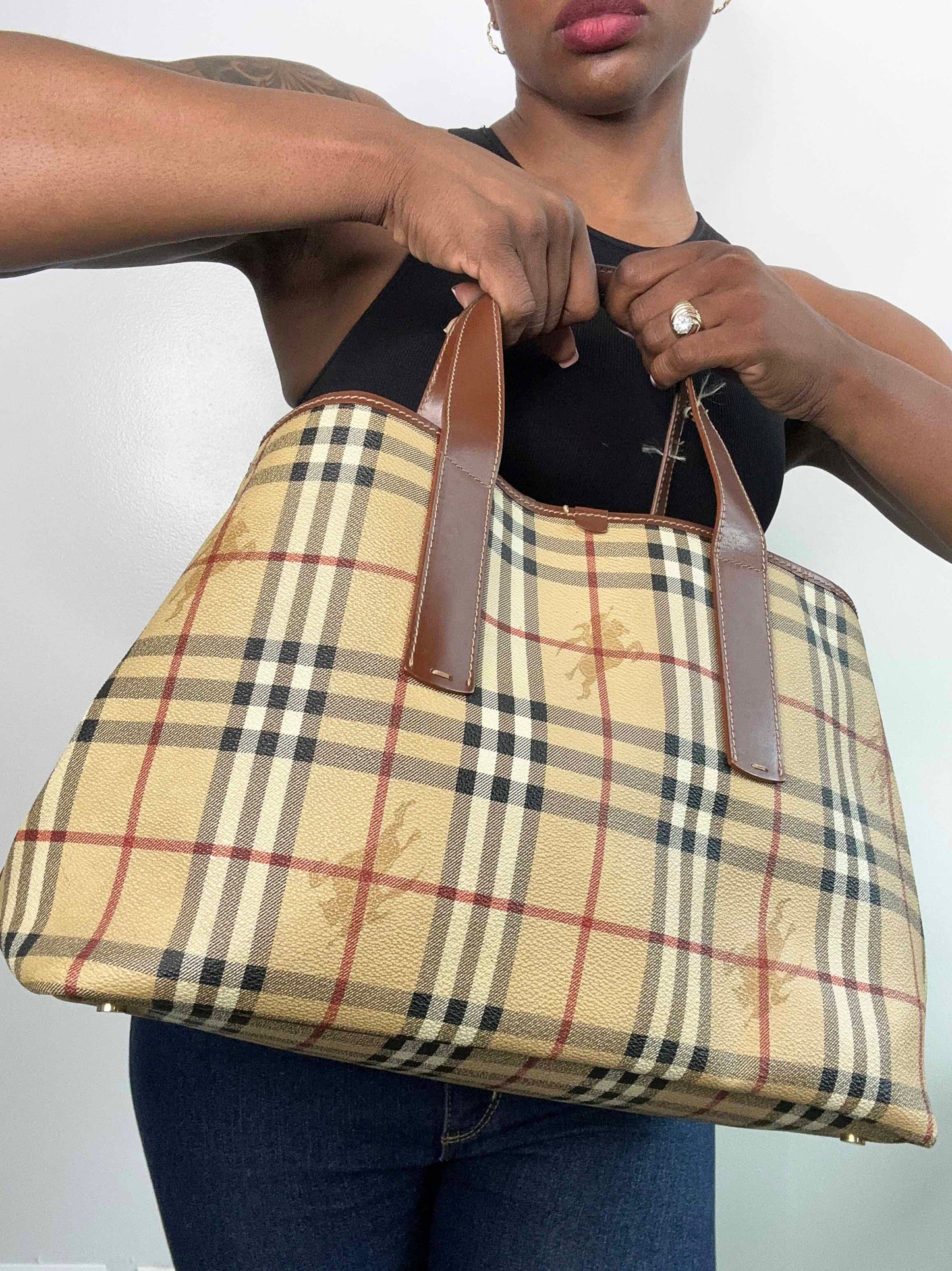 Y2K Burberry London Satchel