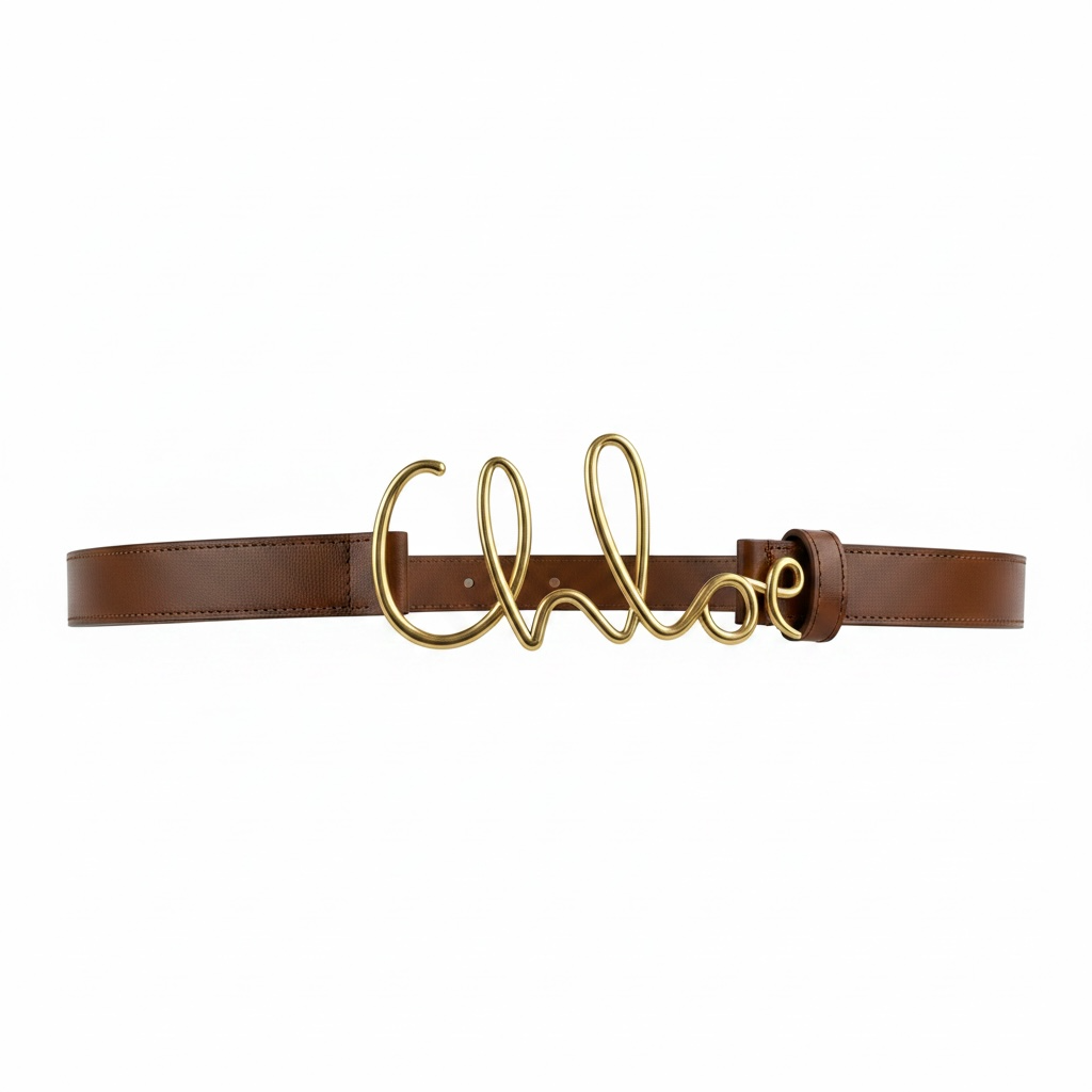 Chloé Iconic Belt in Clay Brown Belt