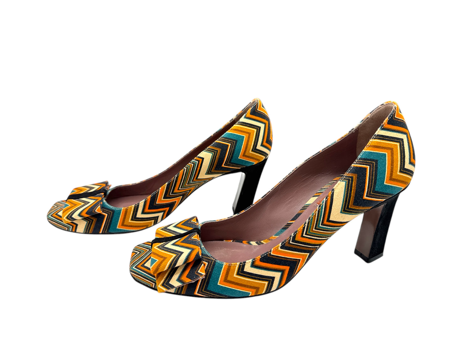 Missoni Zig Zag Bow Heels