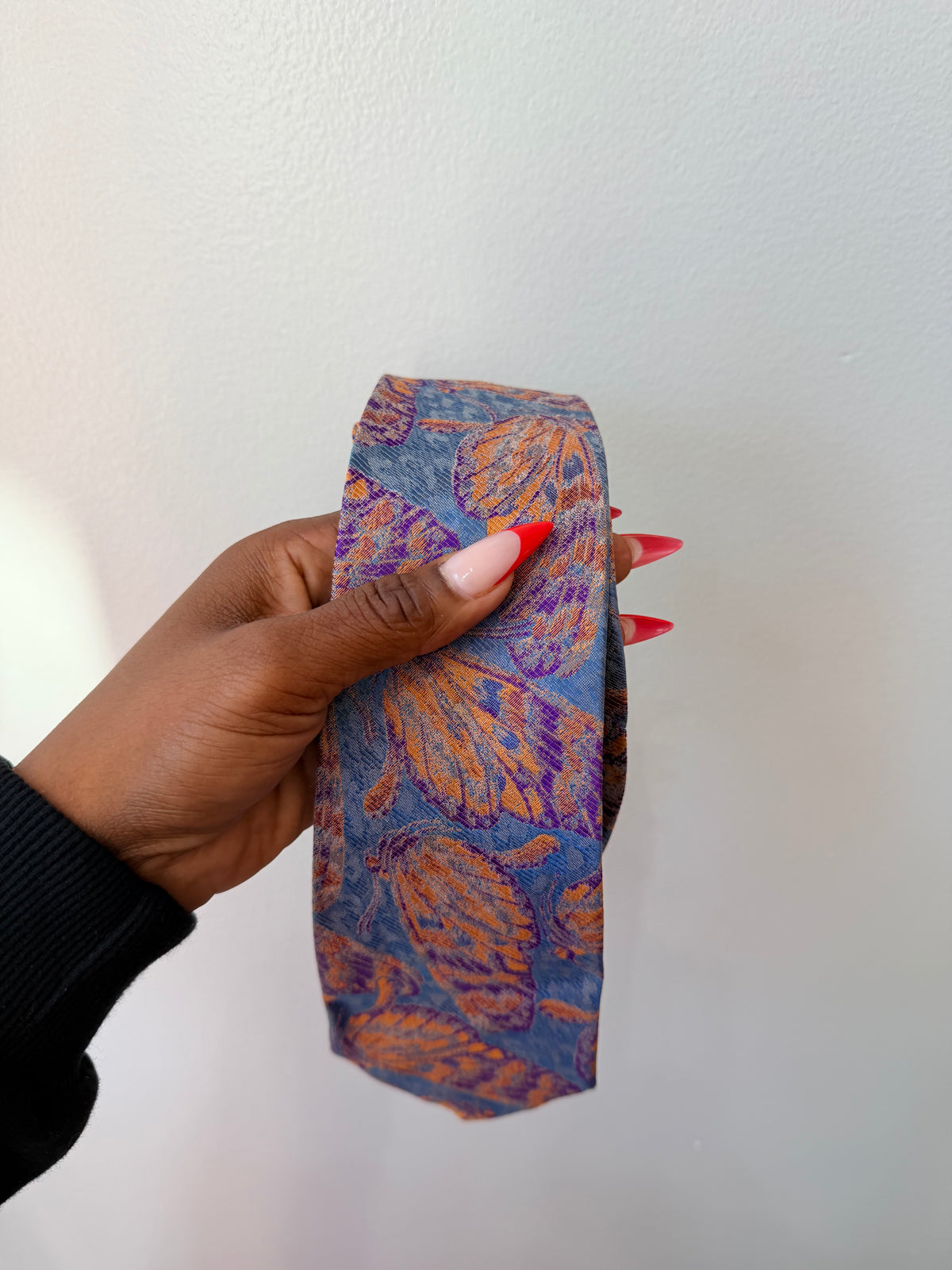 1980s Gianni Versace Butterfly Silk Tie