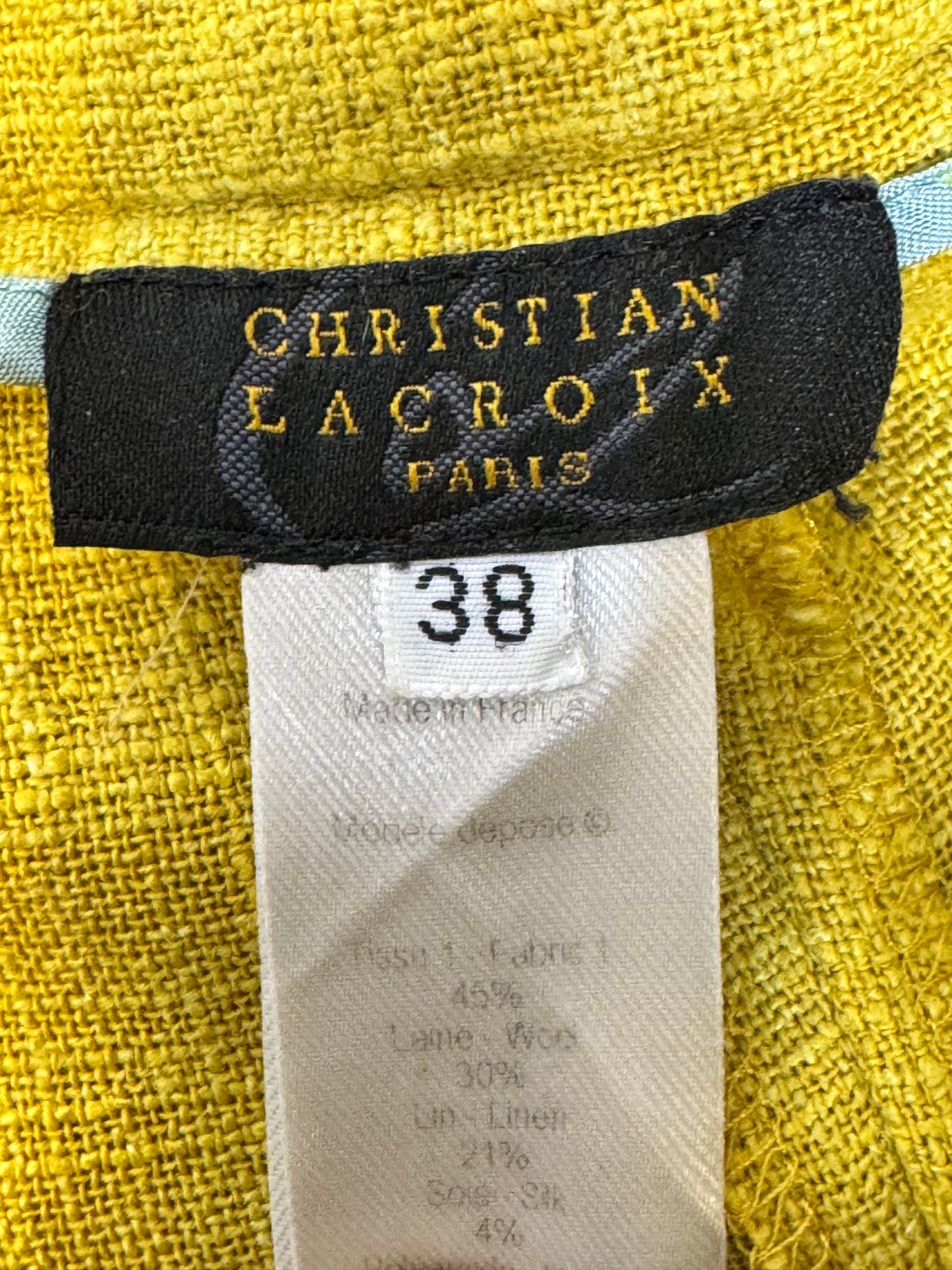 Y2K Christian Lacroix Yellow Pants