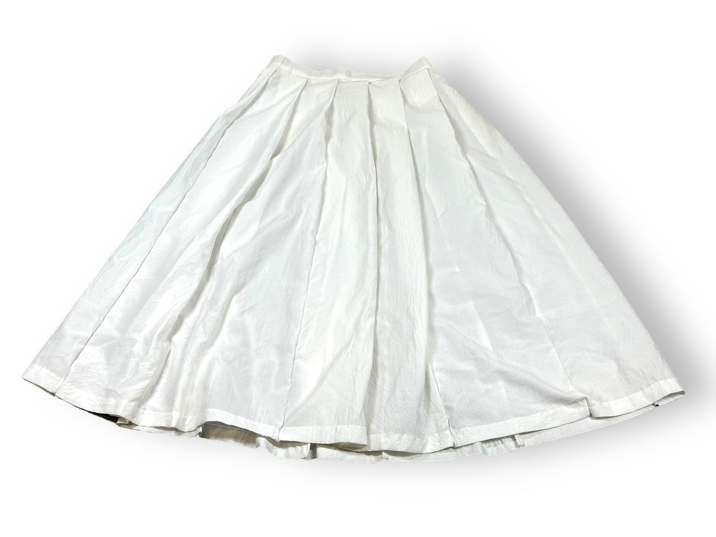1970s Loubella California White Circle Skirt
