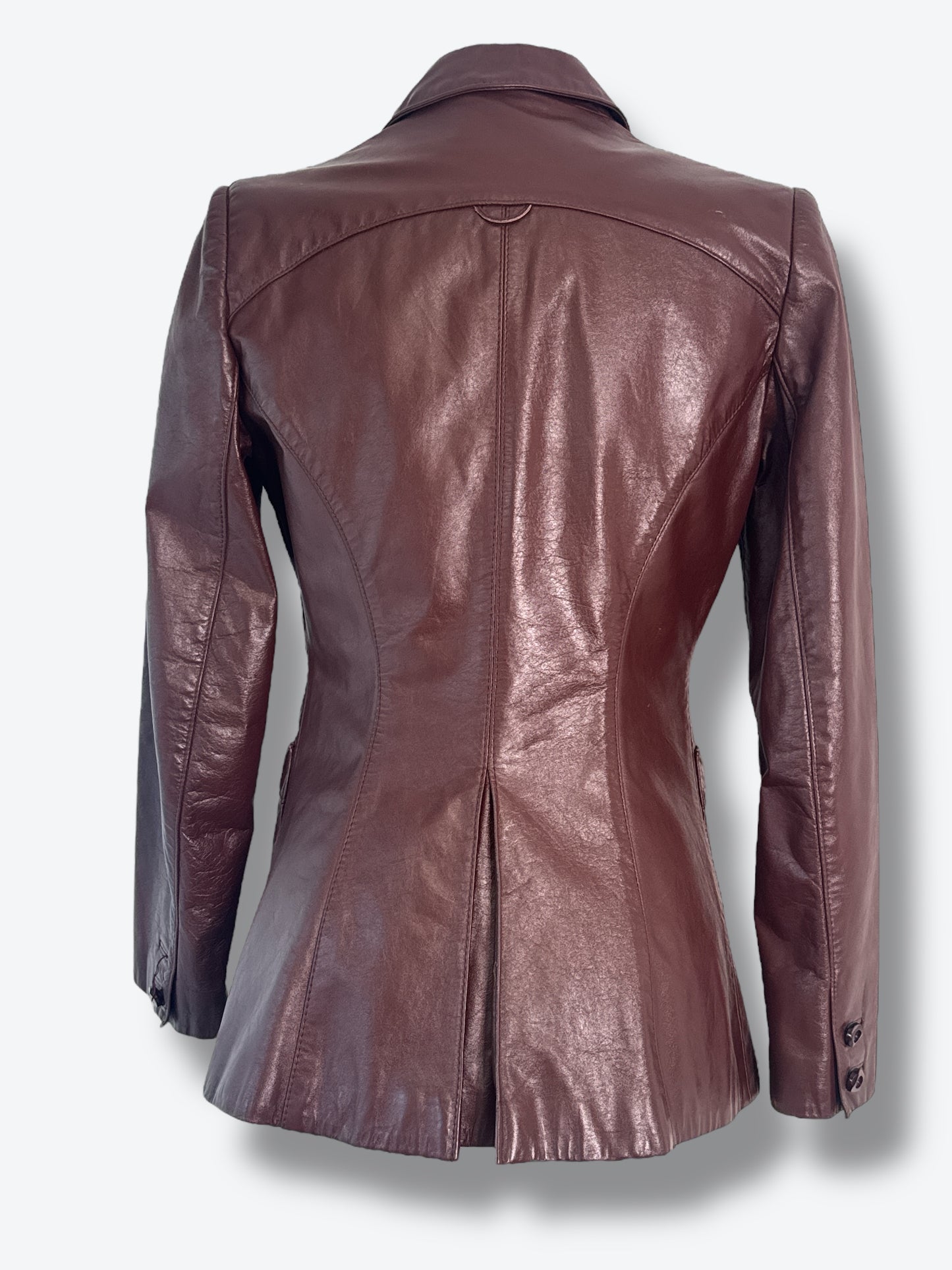 1970s Etienne Aigner Mahogany Blazer