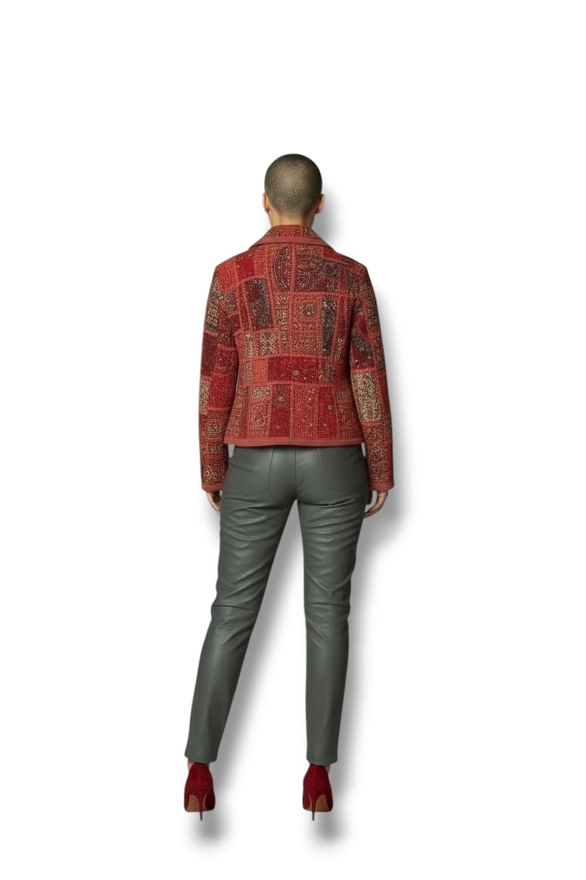 1970s Tapestry Patchwork Blazer