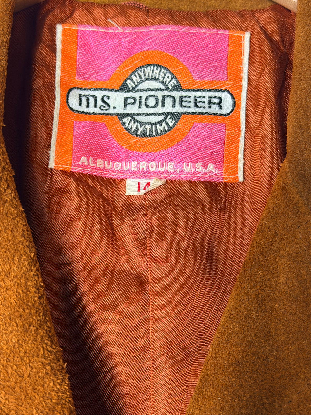 1970s Ms. Pioneer Brown Suede Fringe Jacket