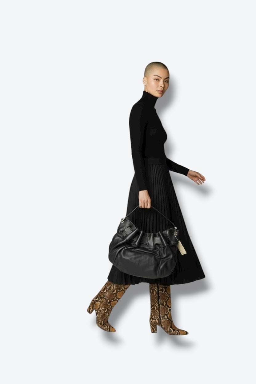 Y2K Leather Furla Shoulder Bag