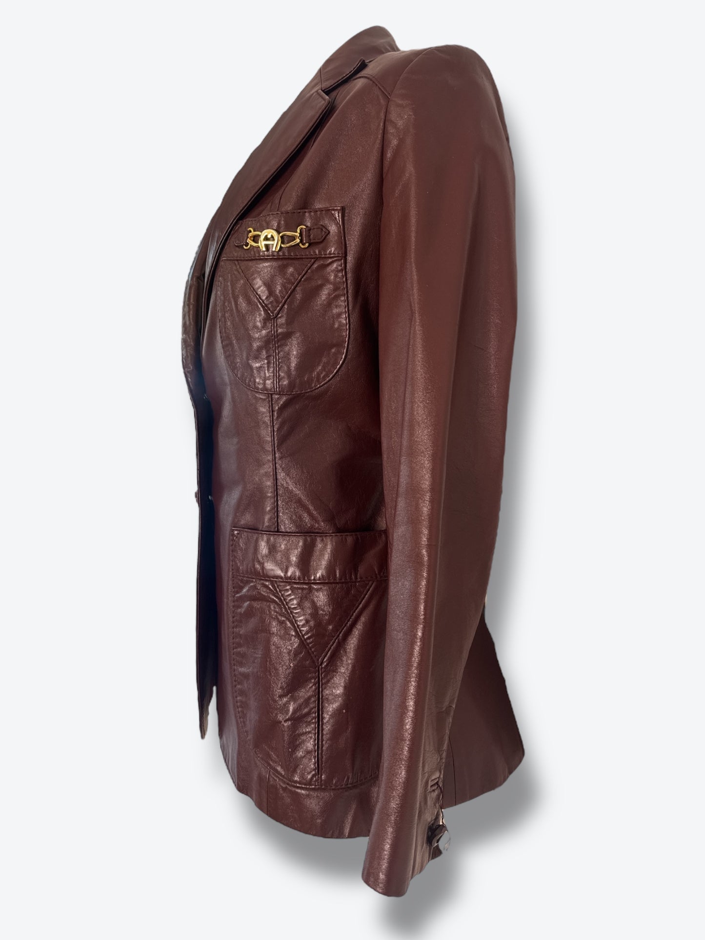 1970s Etienne Aigner Mahogany Blazer