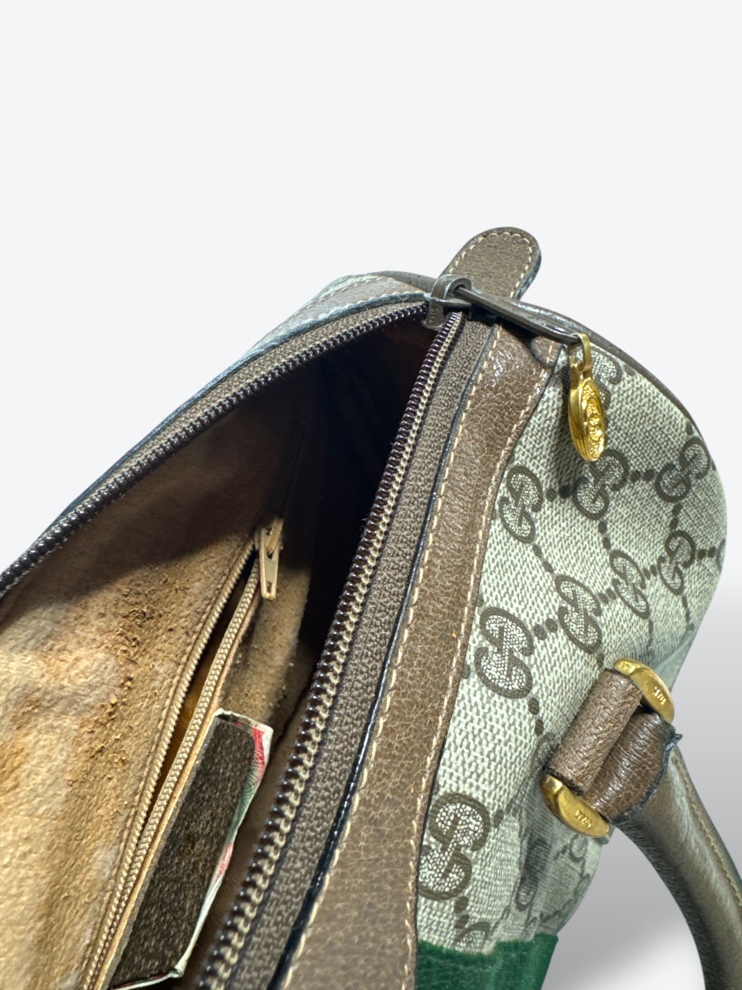1970s Gucci Boston Bag (As Is - flaking in the interior)