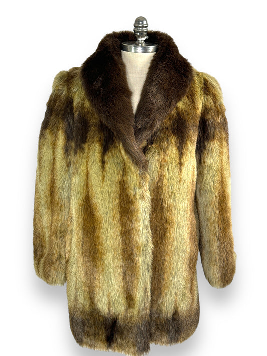 1980s Olympia Brown Faux Fur