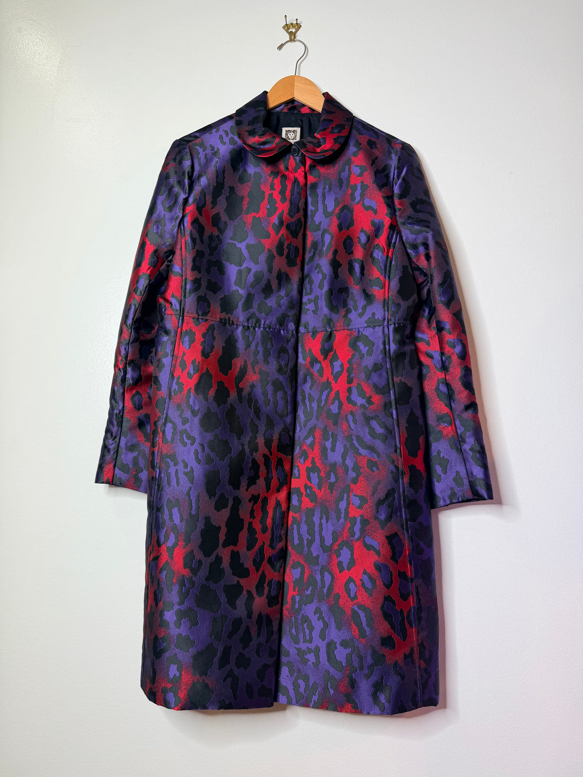 Y2K Anne Klein Purple and Pink Trench
