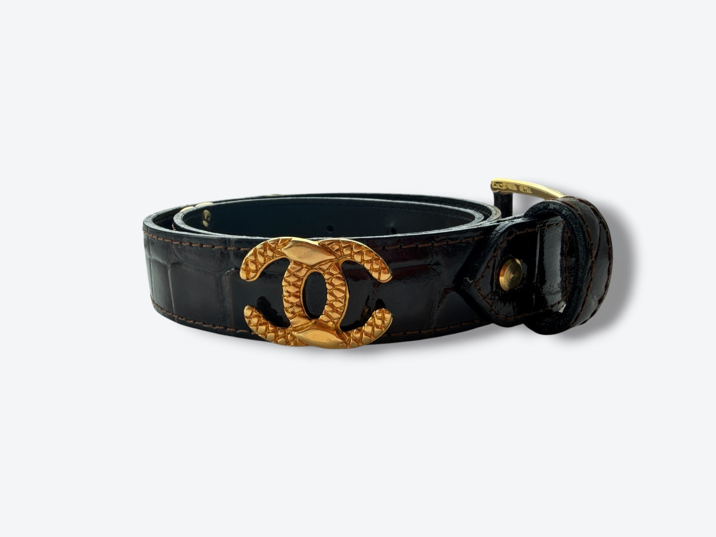 1980s CroVesi Embossed Belt