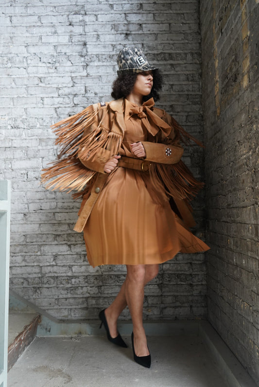 Vintage 1970s Fringe Jacket