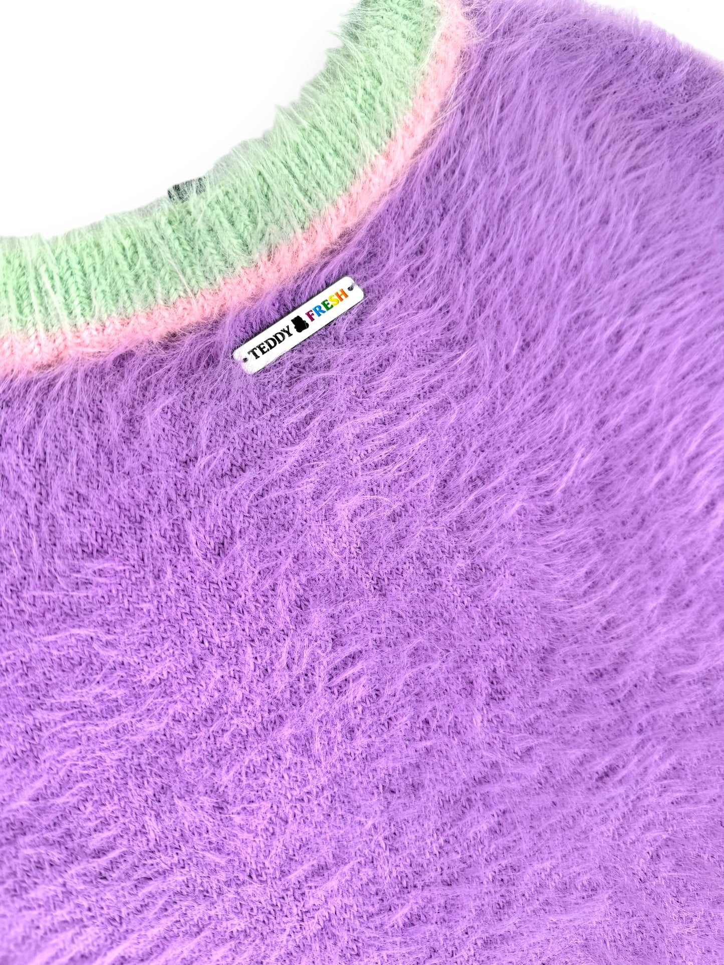 Trend: Teddy Fresh Furry Varsity Top