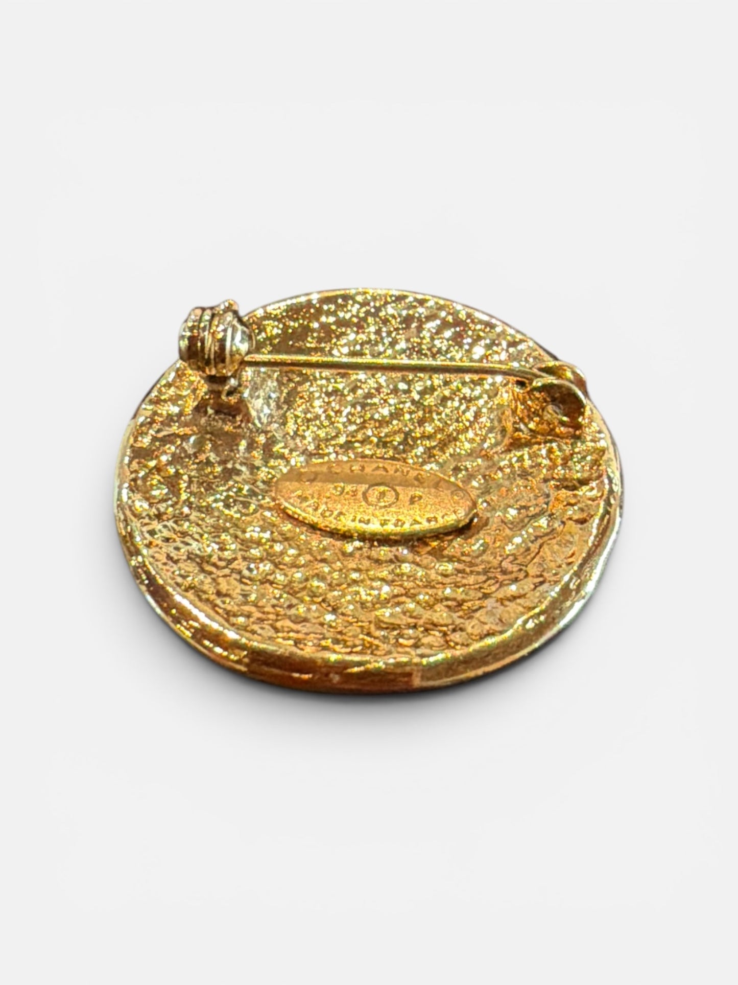 1980s/90s Chanel Button Pin