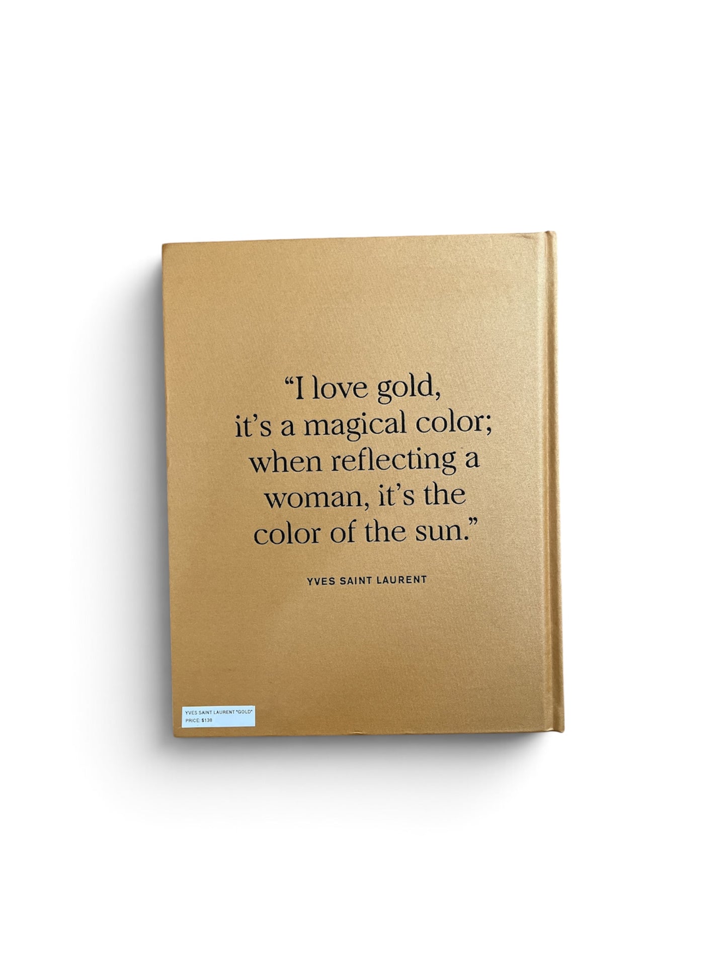 Yves Saint Laurent “GOLD” Book