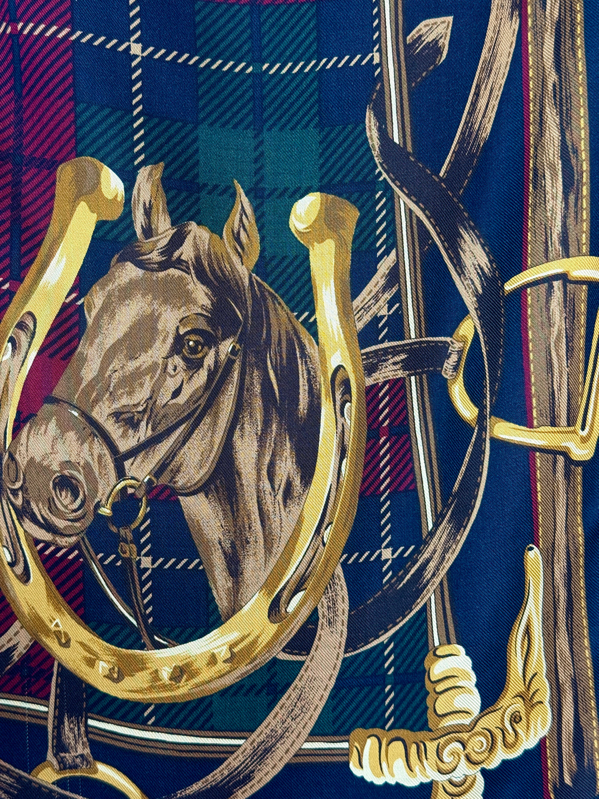 1990s Brooks Brothers Equestrian Plaid Skirt