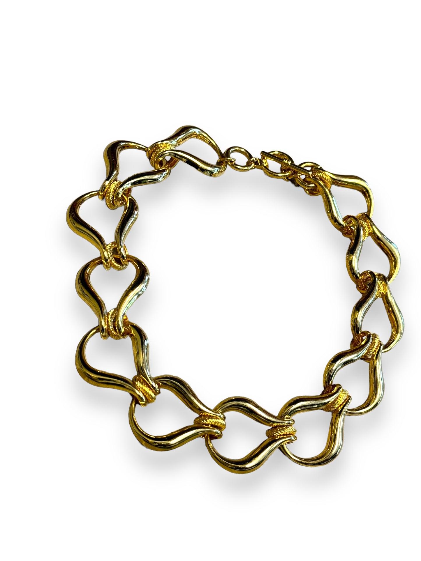 1990s Large Link Gold Chocker