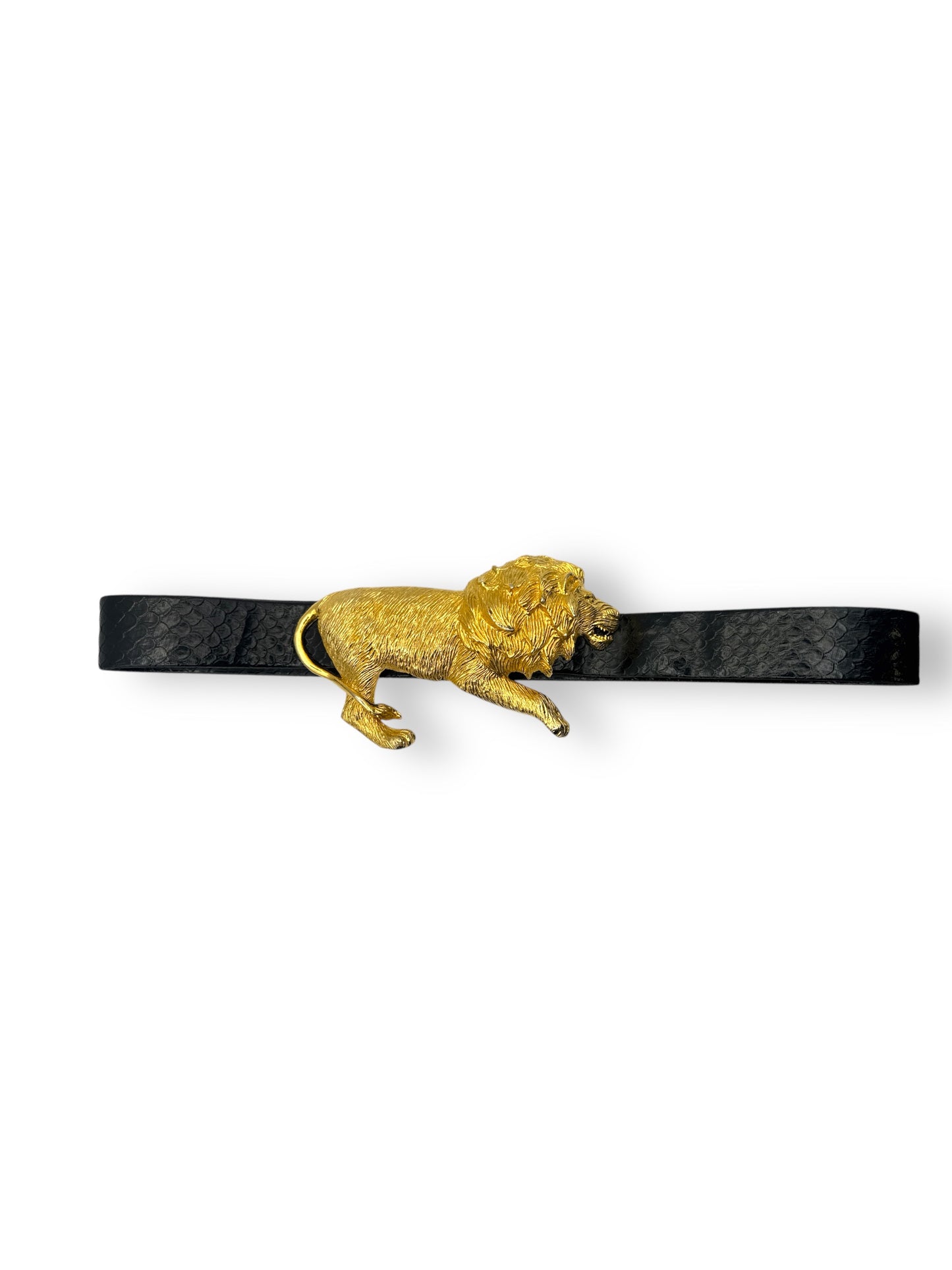 1970s Accessory NYC 6” Gold Lion Belt