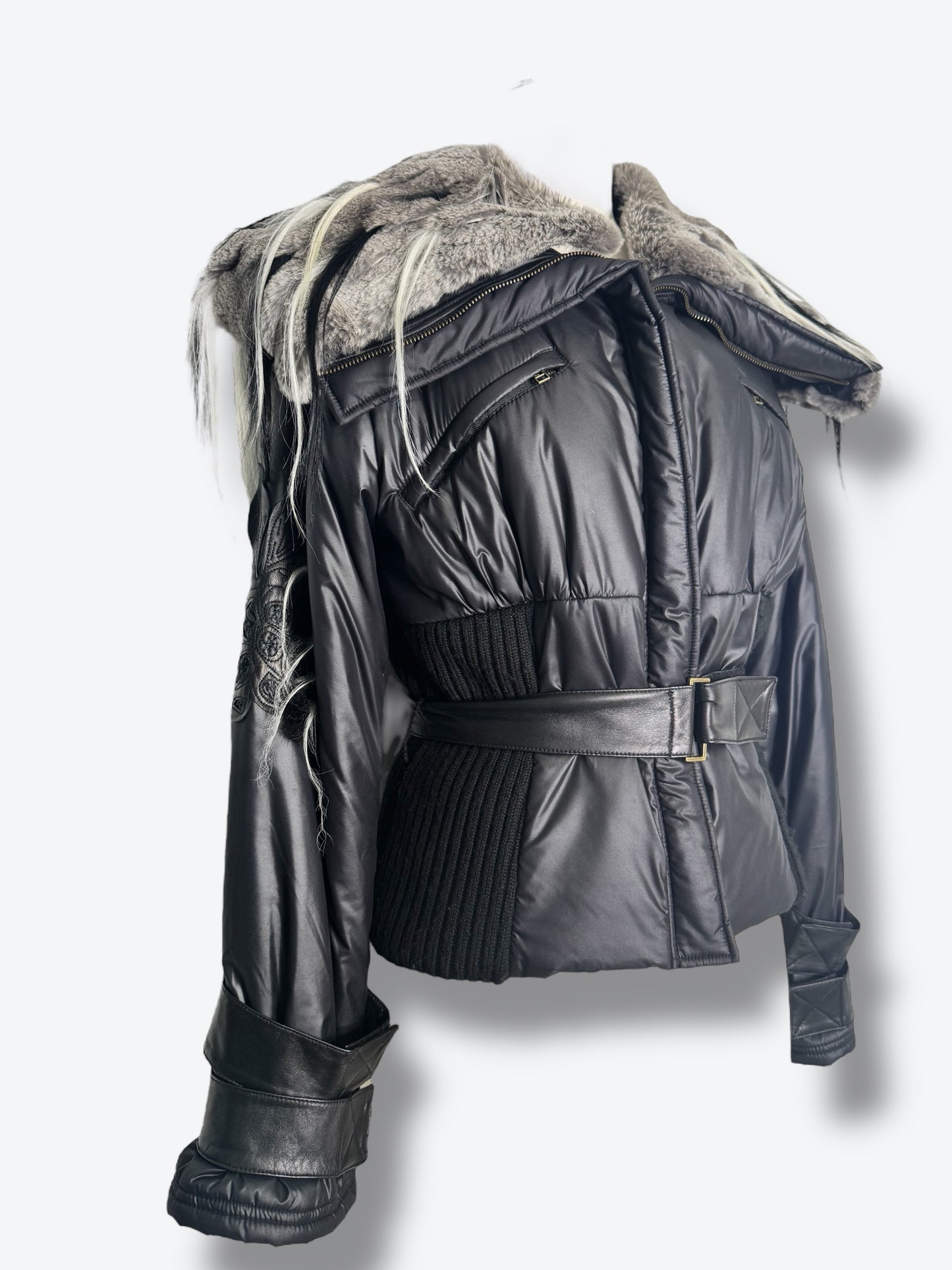 Y2K Roberta Scarp Fur Trim Puffer Jacket