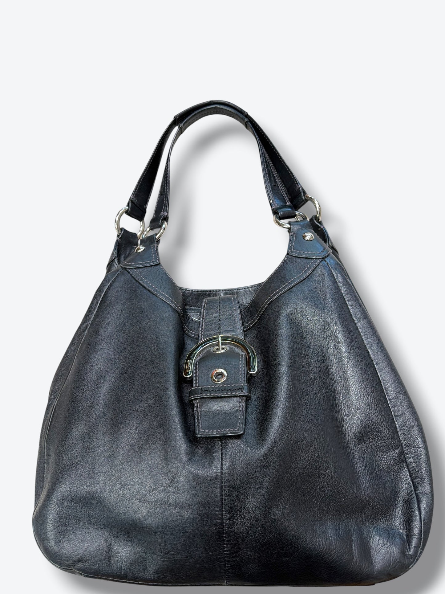 Y2K Coach Hampton Soho Leather Hobo Bag (D1193F17092)