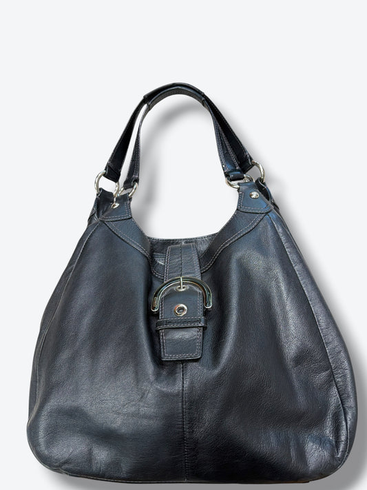 Y2K Coach Hampton Soho Leather Hobo Bag (D1193F17092)