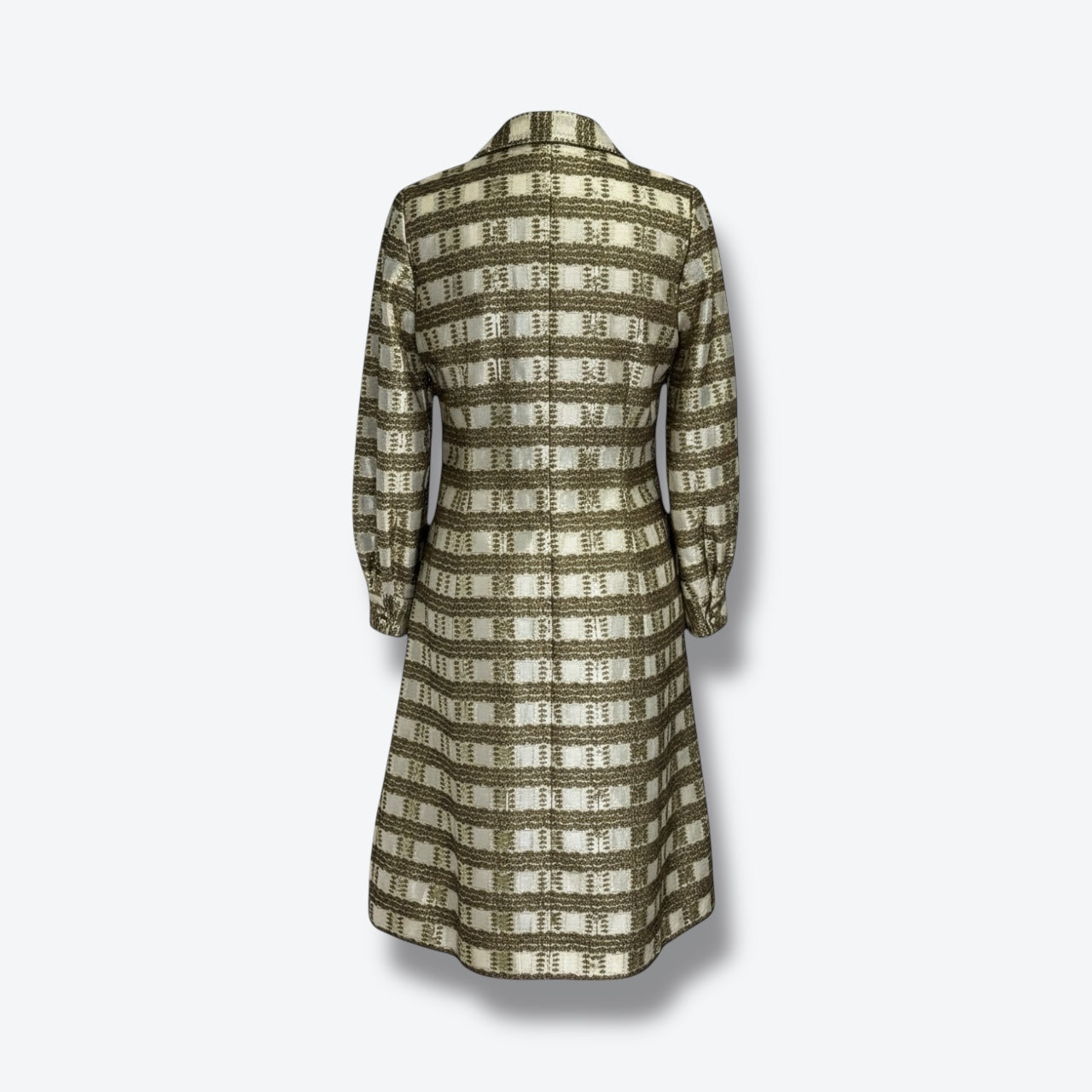 1960s/70s Woven Metallic Tunic Dress (British Crown Colony of Hong Kong)