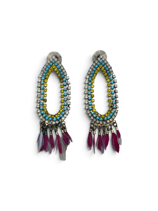 Y2K Boho Feathered earrings