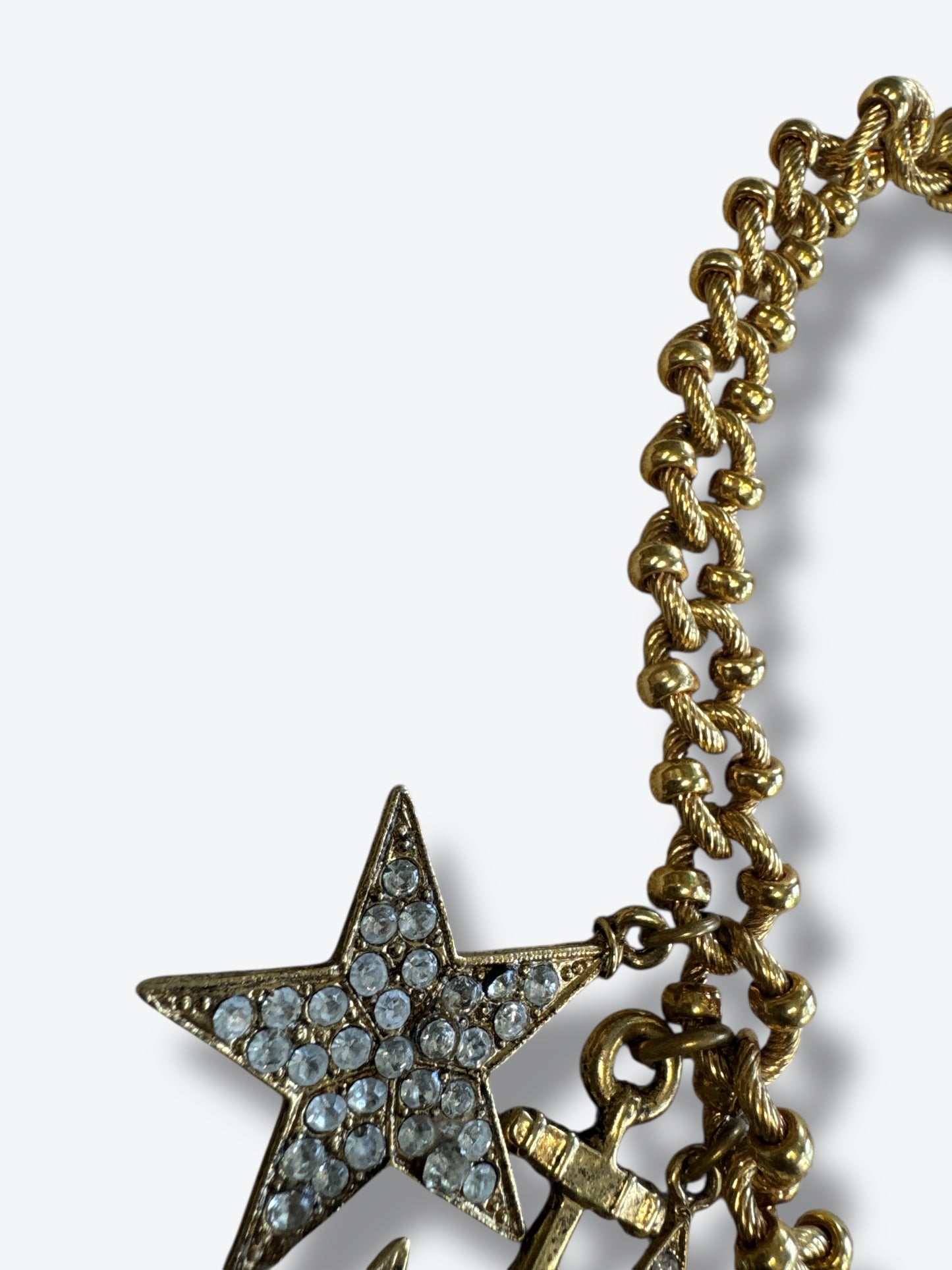 Vintage Nautical Charm Statement Necklace