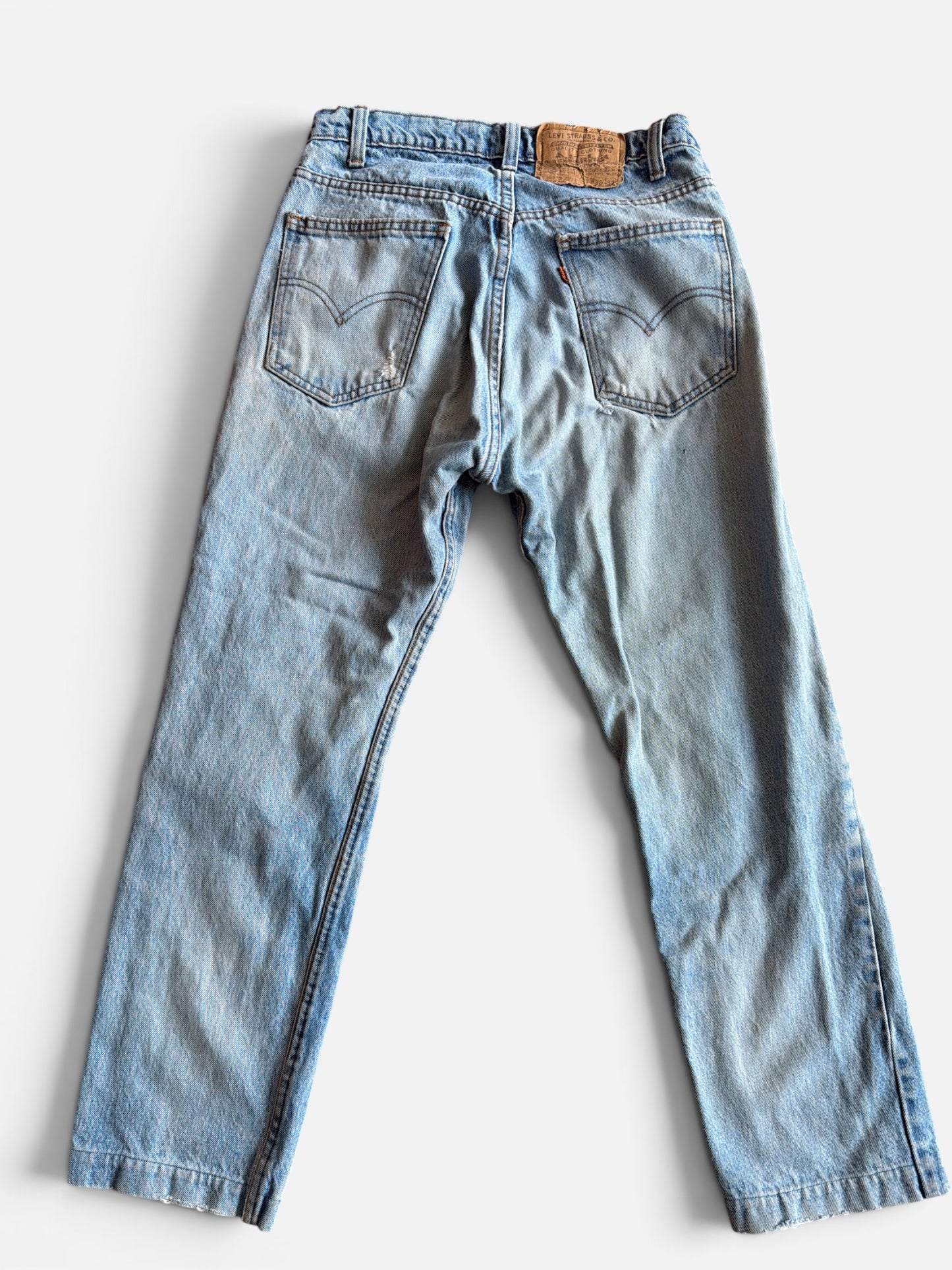 1980s Orange Label Rip + Repair Levi’s (40505 0214)